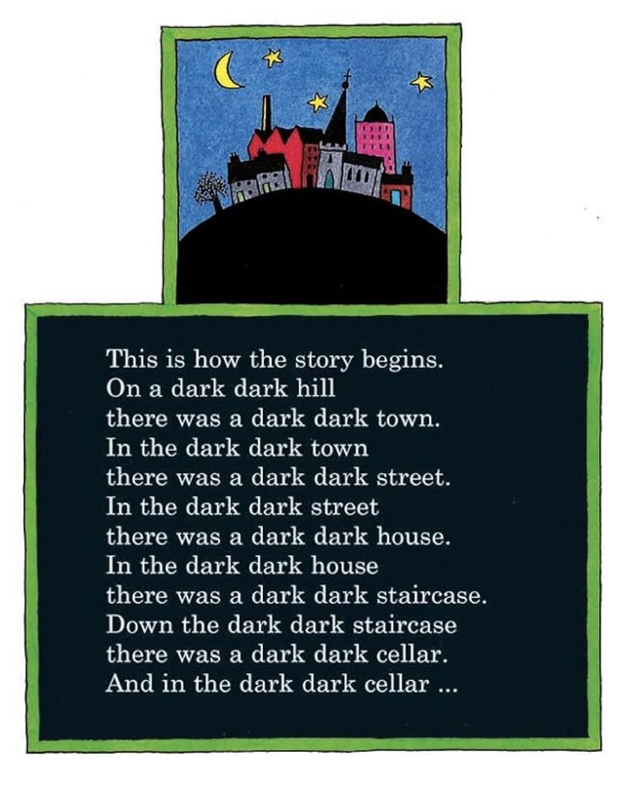 “On a dark, dark hill, there was a dark, dark town…”
That’s how Funnybones begins — simple, rhythmic, and unforgettable. 💀
Halloween is coming! 👻

What kind of “dark, dark” story will you create?

#Halloween #StoryCreators #GiggleAcademy #Funnybones