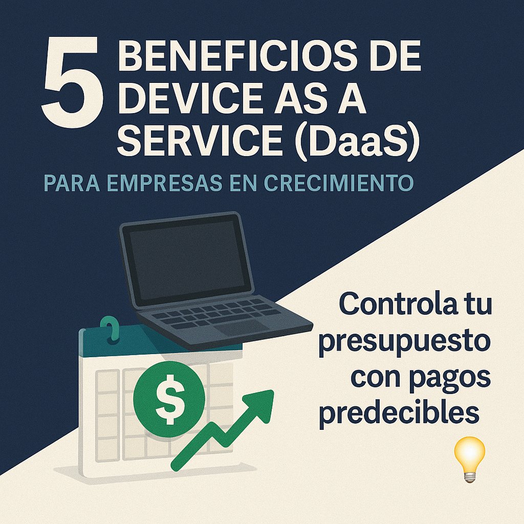 ServerWareMX's tweet image. 💻 Con Device as a Service (DaaS) tu empresa crece sin descapitalizarse:
✅ Costos predecibles
✅ Equipos siempre actualizados
✅ Escalabilidad inmediata
✅ Soporte incluido
En ServerWare, inviertes en productividad, no en hardware.
#DaaS #TI #Innovación