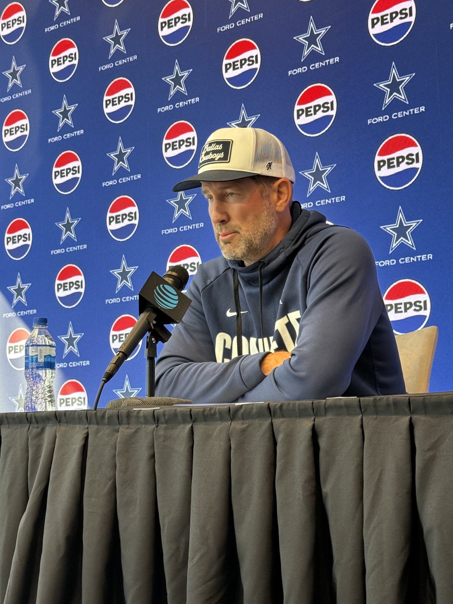 clarencehilljr's tweet photo. Cowboys coach Brian Schottenheimer said defensive staff is focused on finding solutions and there will be some changes in scheme. Will play more man to man https://t.co/jsvaDWDMSj