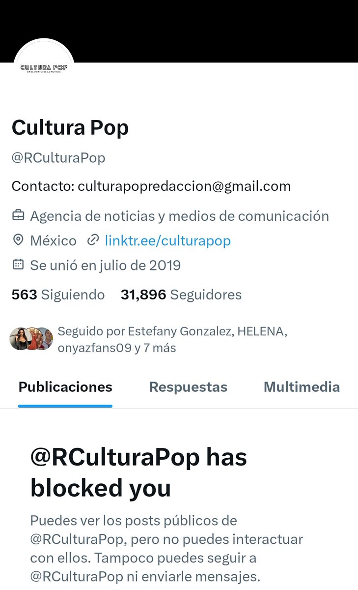 Pasen a denunciar esta cuenta por favor ya estuvo bueno, lo que publica lejos de hacer un bien informativo, es todo lo contrario. Hágan un bien común a la sociedad y denuncien.
#TeamDalilah