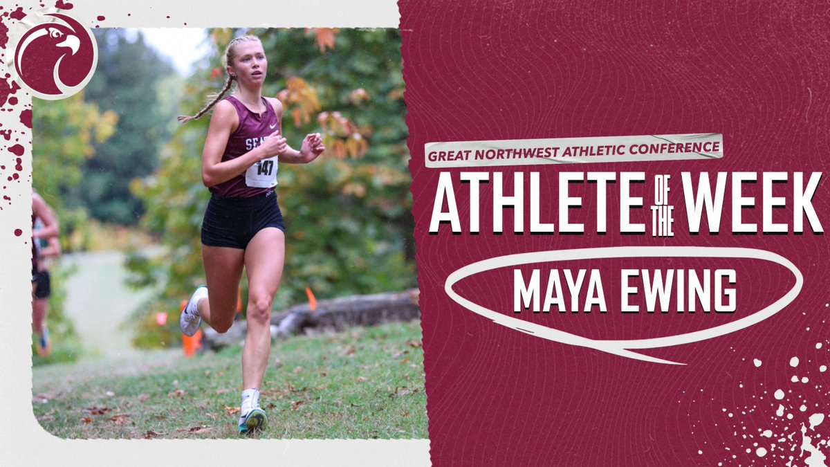 The Great Northwest Athletic Conference announced its weekly awards on Monday afternoon, with Seattle Pacific University women's cross country standout Maya Ewing named as GNAC Athlete of the Week.

More | tinyurl.com/4r3det9w

#GoFalcons