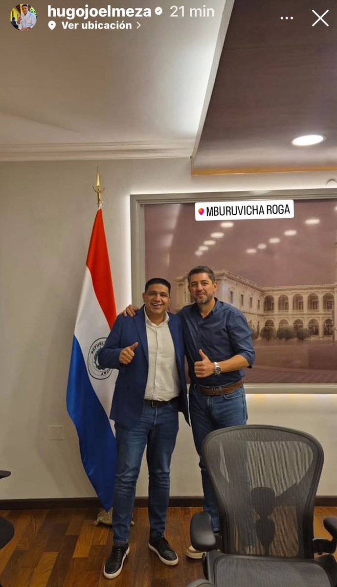 ALLIANA DEJA EN OFFSIDE A CHASE?
 El líder de la bancada de senadores de HC, <a href="/Nataliciochase1/">Natalicio Chase</a>,anunciaba que el diputado <a href="/HugoMezaDiputad/">Hugo Meza</a> deja de pertenecer  <a href="/honorcolorado_/">Honor Colorado</a>,Hugo publicó en sus redes una foto junto al presidente en ejercicio <a href="/AllianaPedro/">Pedro Alliana</a> . apoyo 100%