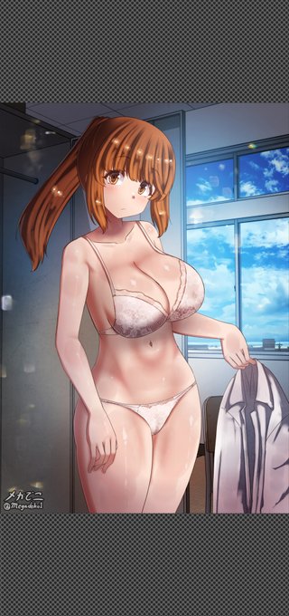 ポニ子ちゃん 👙
Ponytail girl . 