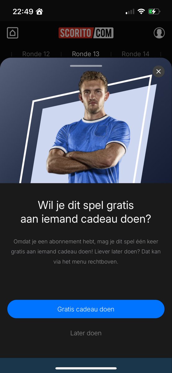 thomasvdb93's tweet photo. @scorito @MeneerScorito kan hier ook een ‘niet meer tonen’ optie komen? We zijn al 13 rondes onderweg https://t.co/5TgtIecyuw