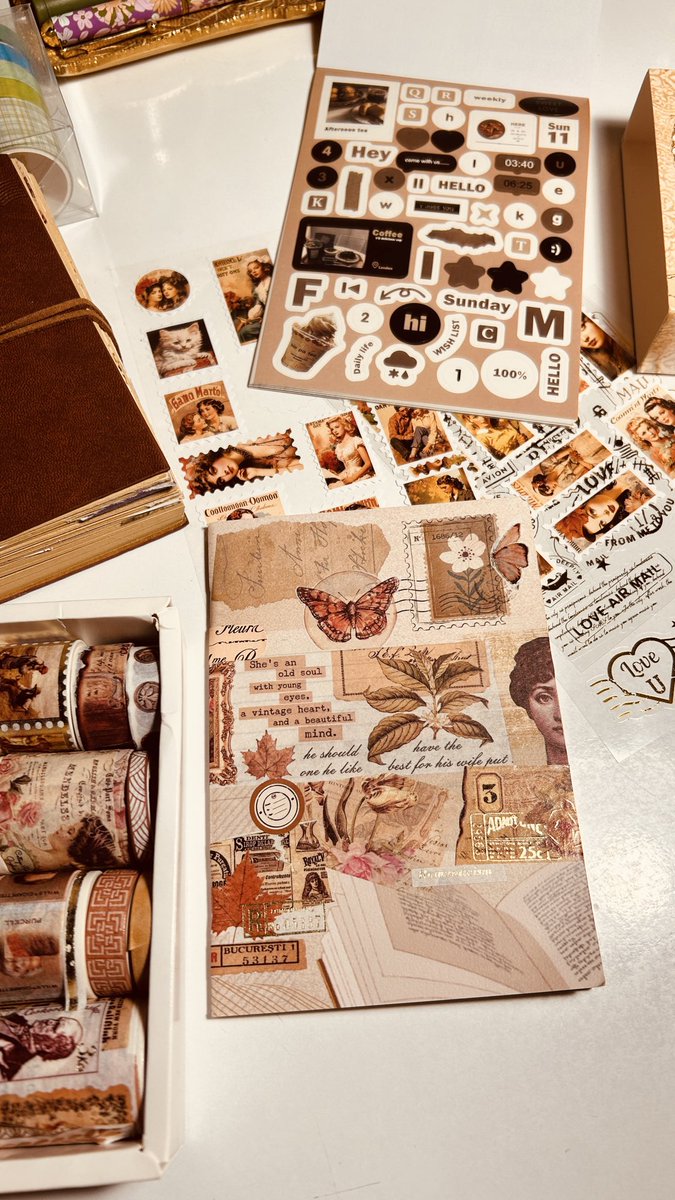 bu defteri aldığımda üzerinde hayal ettiğim şey buydu onu yaptım bende ✨