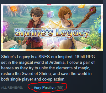 We did it!!! We're at 90% Very Positive on Steam!!! Thank you, thank you, THANK YOU so much for rooting for us and playing our indie JRPG! 🥳🎉 #indiegame