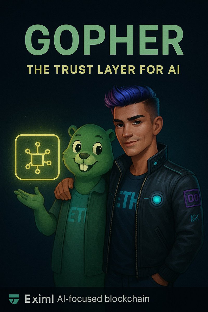 miladrmz2053's tweet image. The new $GOAI token will power everything on @gopher_ai :
⚡ Emissions
🔒 Staking
⛽ Gas fees
📊 Data marketplace
🗳️ Governance
This is the fuel for the AI data economy.
#GOAI #Gopher