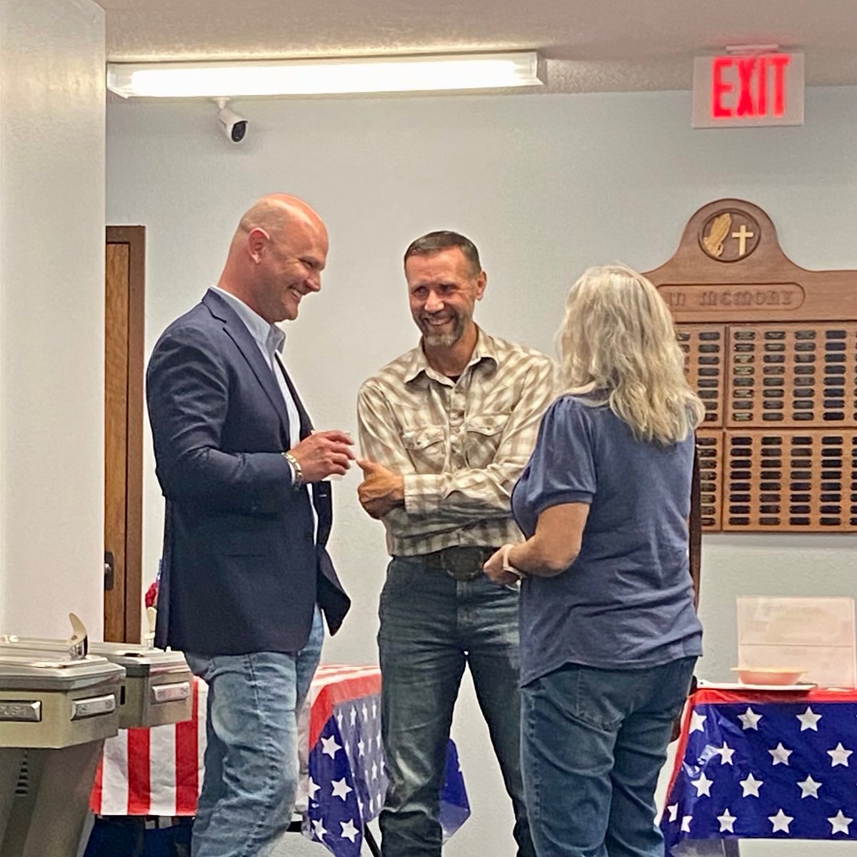 An engaging Saturday night for the Cowley County GOP Chili Feed &amp; Governor's Forum.   

I'm ready to lead—let's flip the Kansas governor's seat RED in 2026!