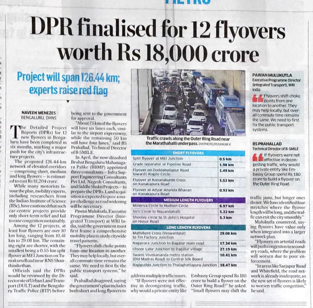 ashwinmahesh's tweet image. The great irony in Bangalore is that everyone who is a transport planner advises against endlessly building flyovers, and only someone who is not a transport planner makes all the decisions. These projects will create chaos wherever they are carried out, as similar ones have one…
