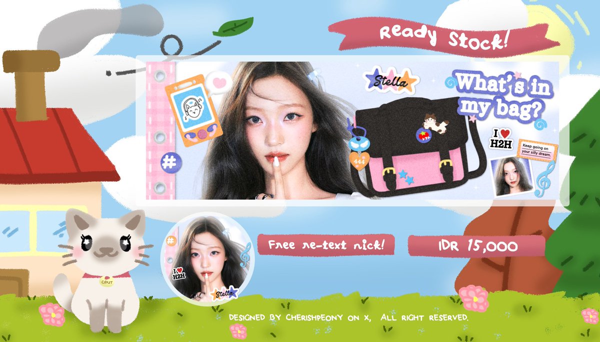 Help repost ya thank you! 🪽🥯

Me aku gue bawa 4 ready stock layout muse Carmen, Ian, Jiwoo &amp; Stella dari katalog My Bag yang bisa kalian jemput sekarang juga! Price &amp; keterangan lain cek pict yaa. Yuk jemput dedek cantik ini. &gt;__0 
#zonaba #zonauang