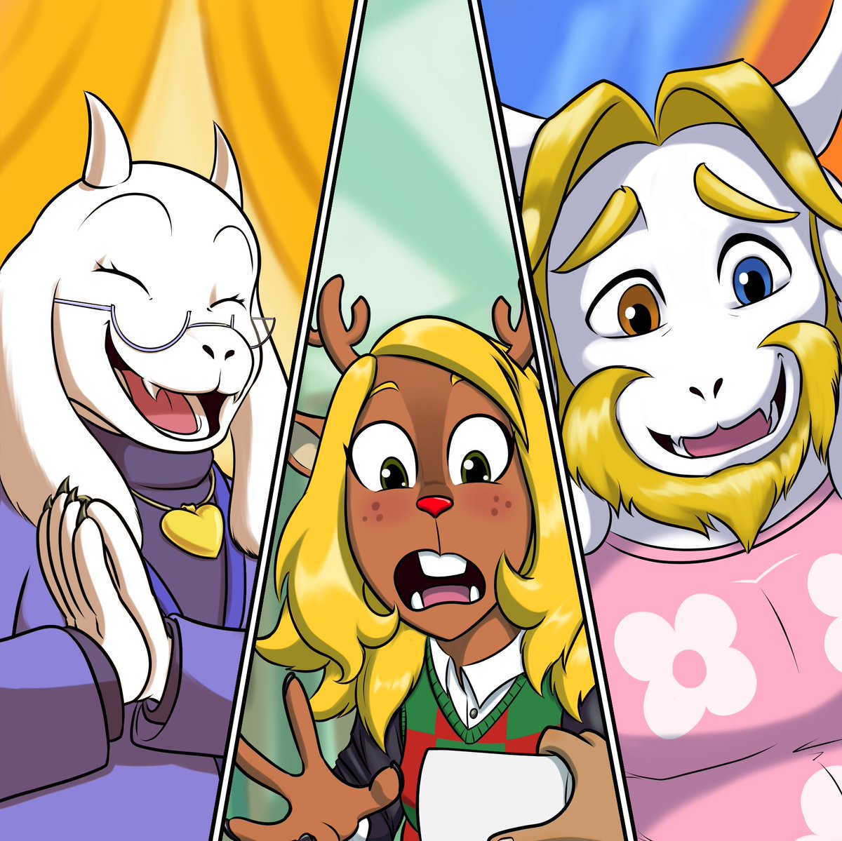 Well Since The Susie art for Chapter 2 did so well here are the chapter 1 and 3 art for my #Deltarune fanfic Deltarune Ascension.