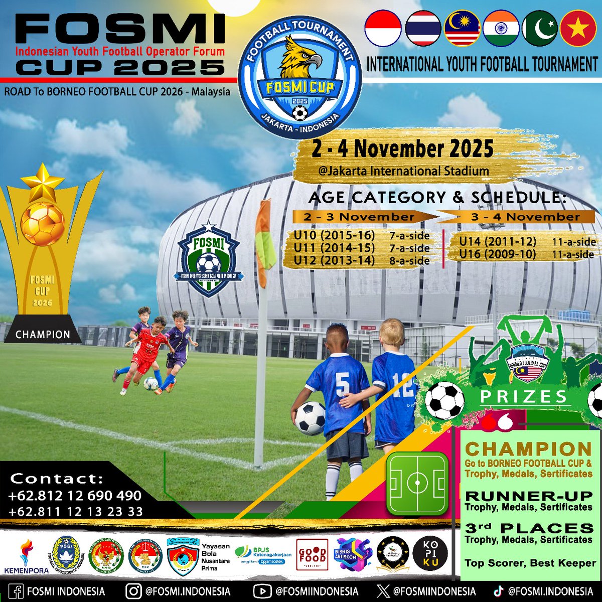 FosmiIndonesia's tweet image. Update Eflyer FOSMI CUP 2025! Daftarkan tim kamu sekarang! #fosmicup #fosmi #fosmicup2025