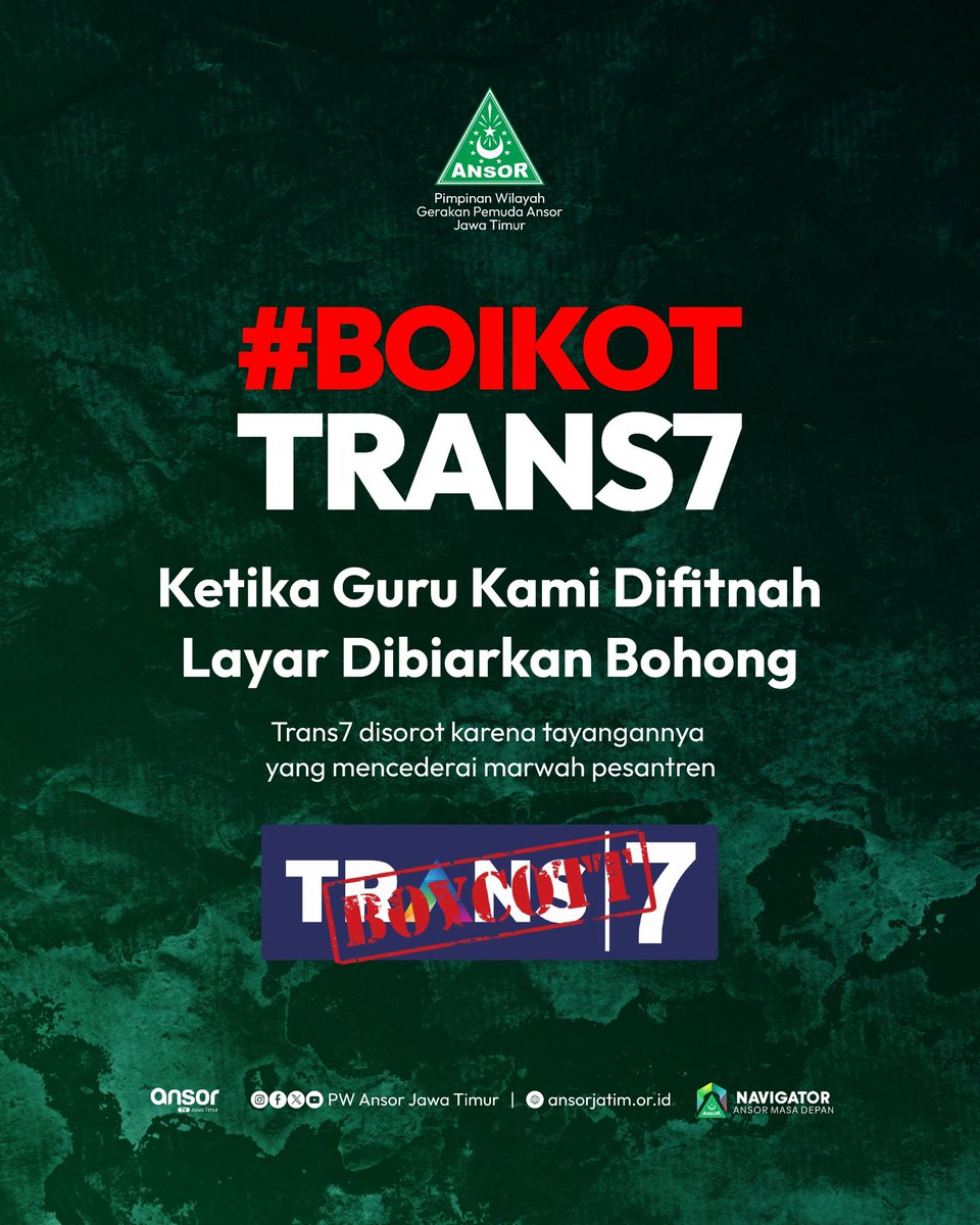 #BOIKOTTRANS7