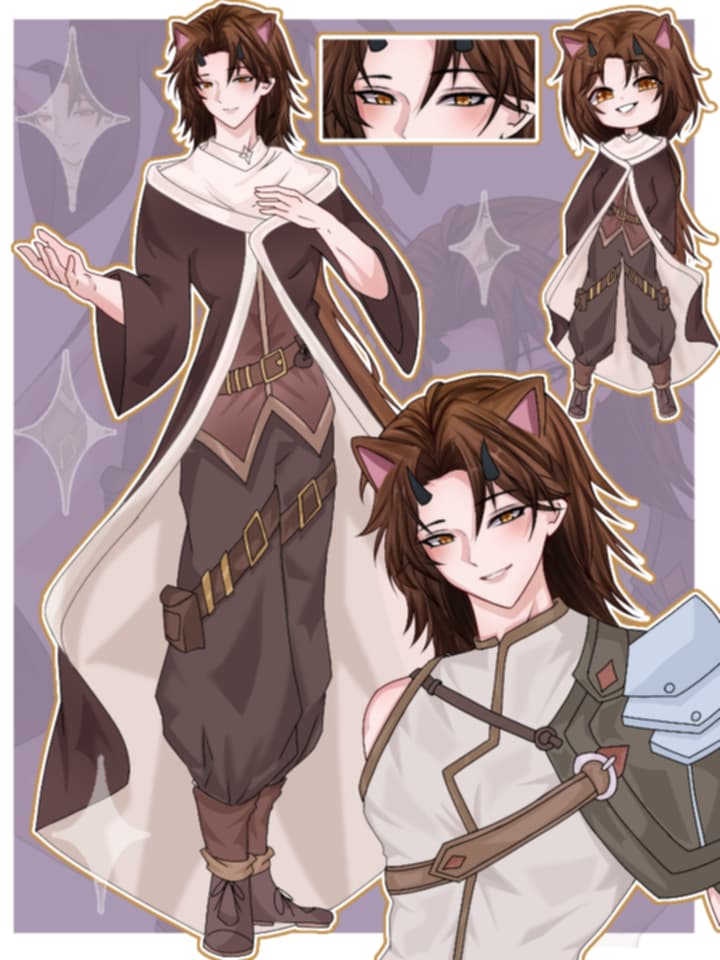 "Your highness~"

⚔️Meet Malcolm Maxwell🗡️

Captain of the royal guard of the Xepherion Kingdom and personal guard of the princess herself. He prides himself in his combat abilities with various weaponry. 

Though a voice does linger in the back of his mind...

🎨: <a href="/SeiuC81587/">Seiu rin chi♥ (commission open🌷)</a>