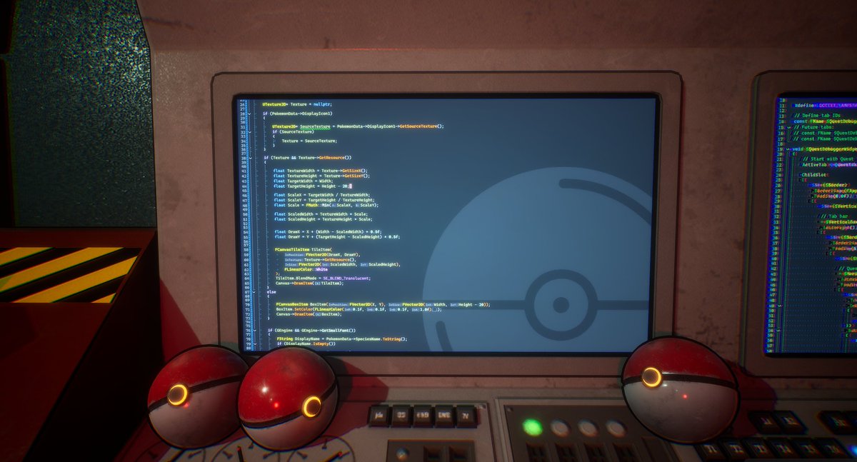 so im trying to get a game done before halloween for you guys, and im sneaking in some Gamma Emerald code into some of the monitors as a small easter egg LOL
