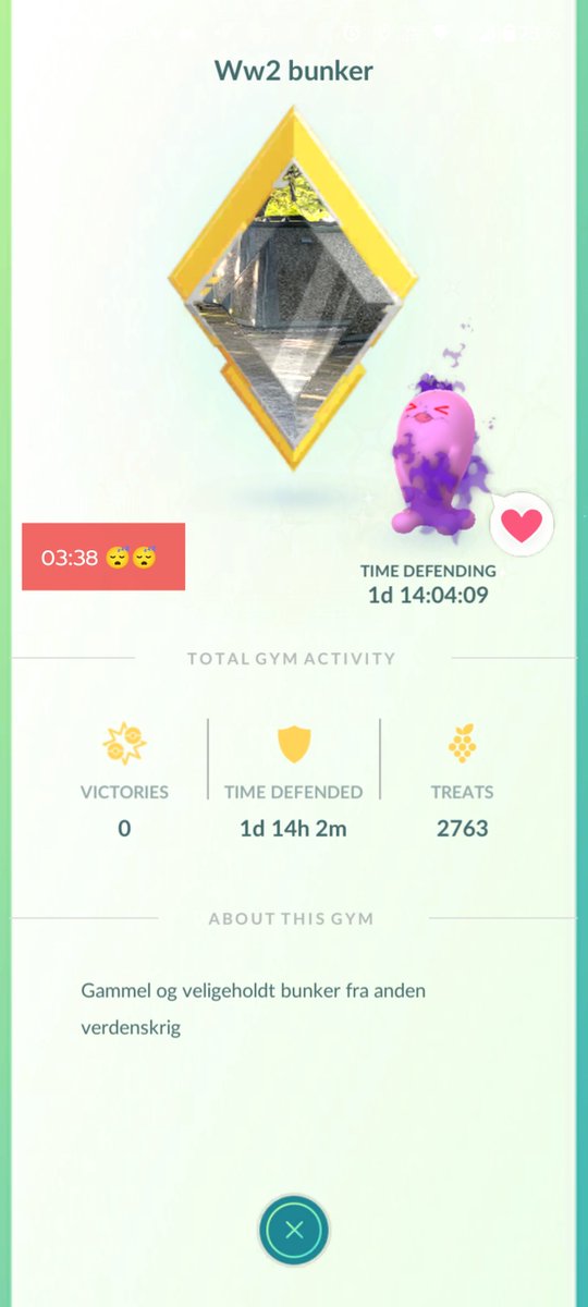 My fastest gold gym to date.

Placed my pokemon in this gym right before Cday.

This Harvest Festival has treated me well with over 4000 berries already and the event is not even over yet

🔜😴💤🛏️

#goldgym #berrymaster