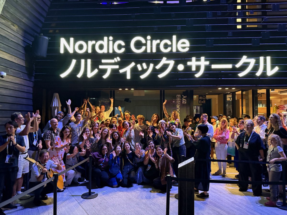 万博北欧館限定品☆トナカイミャクミャクTシャツ☆ノルディックサークル☆L