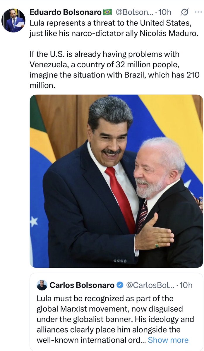 Bolsonaro boys screaming for attention as Trump’s gaze drifts