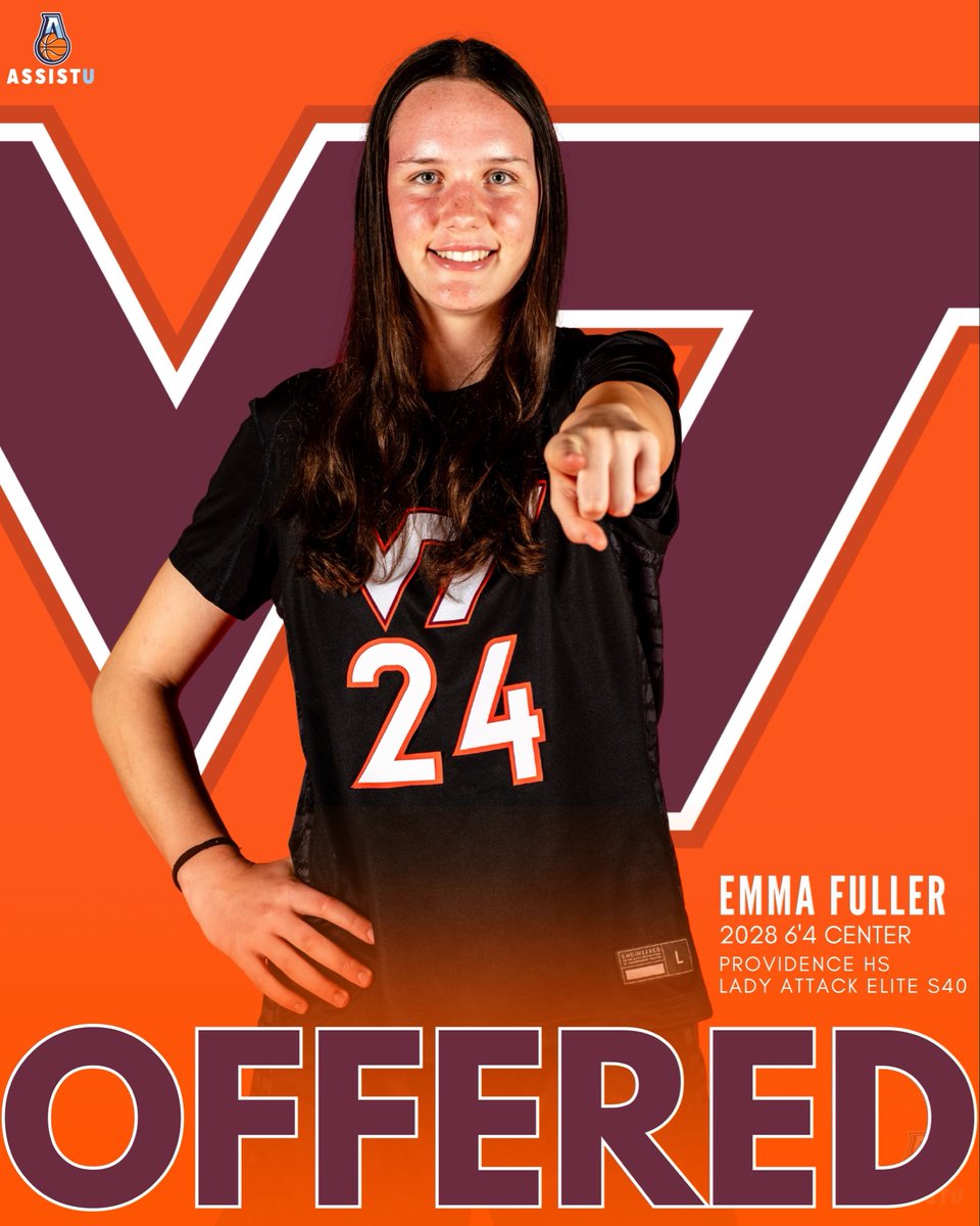 emmajfuller2028's tweet image. After spending a great day on campus with Coaches @CoachMeganDuffy , @sharneezoll and @darrenguensch , I am blessed to recieve another D1 offer from @HokiesWBB . Thank you coaches for bringing me on campus and believing in me.
@Assist_U_
@LADYATTACKELITE
@phswomensbball