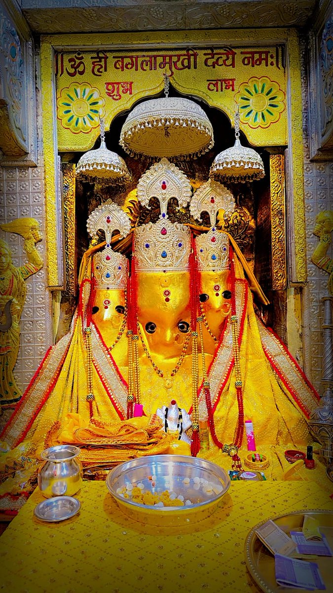 मंगलवार प्रातः दर्शन मां बगलामुखी... जय हो माई की... कृपा बनाए रखियेगा मां 🙏🙏