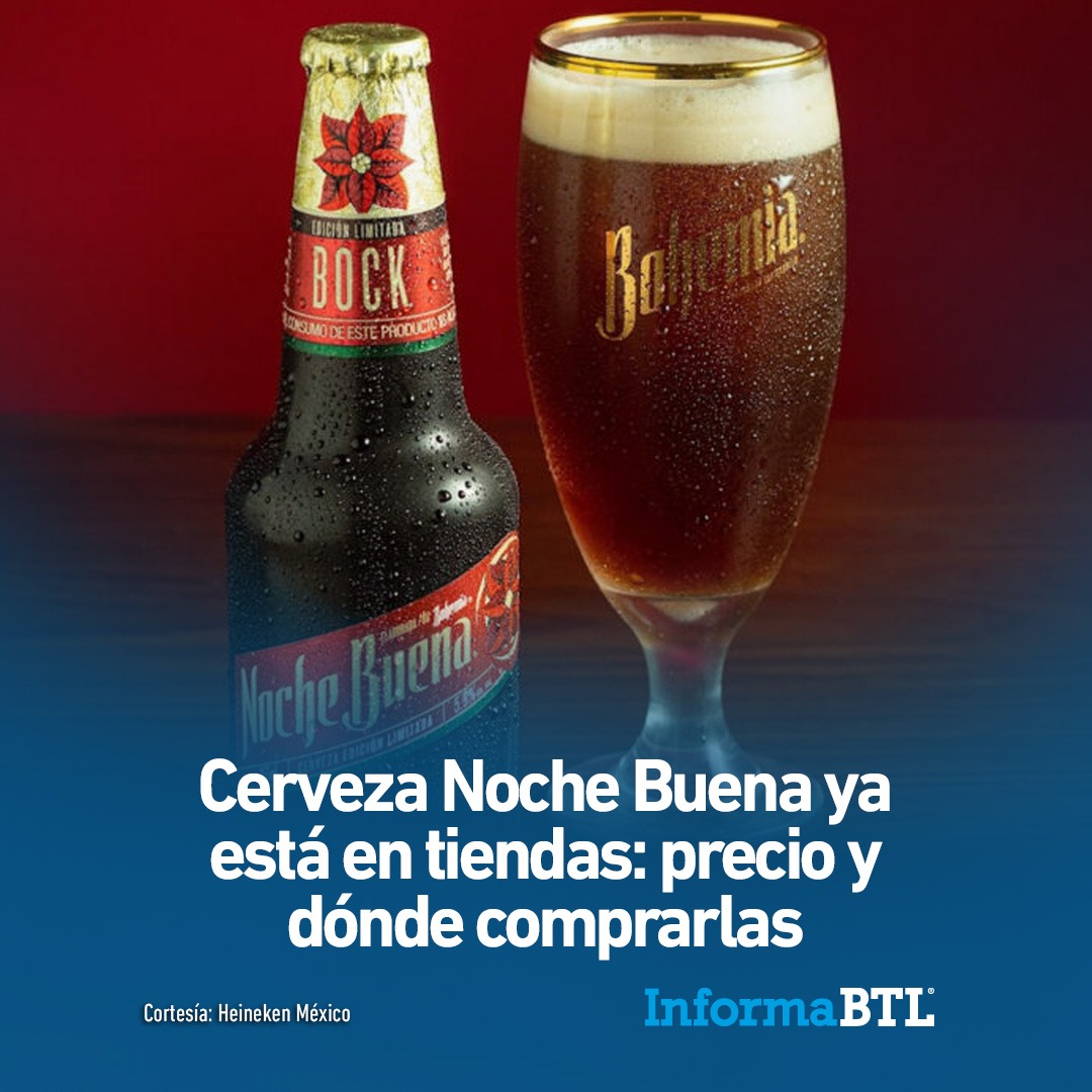 ¡Ya huele y sabe a #Navidad en los retailers!

Cerveza #NocheBuena ya está en tiendas. Te decimos el precio y dónde comprarlas 👉🎄zurl.co/9BcTN

#marketing
#temporalidades 
#christmas