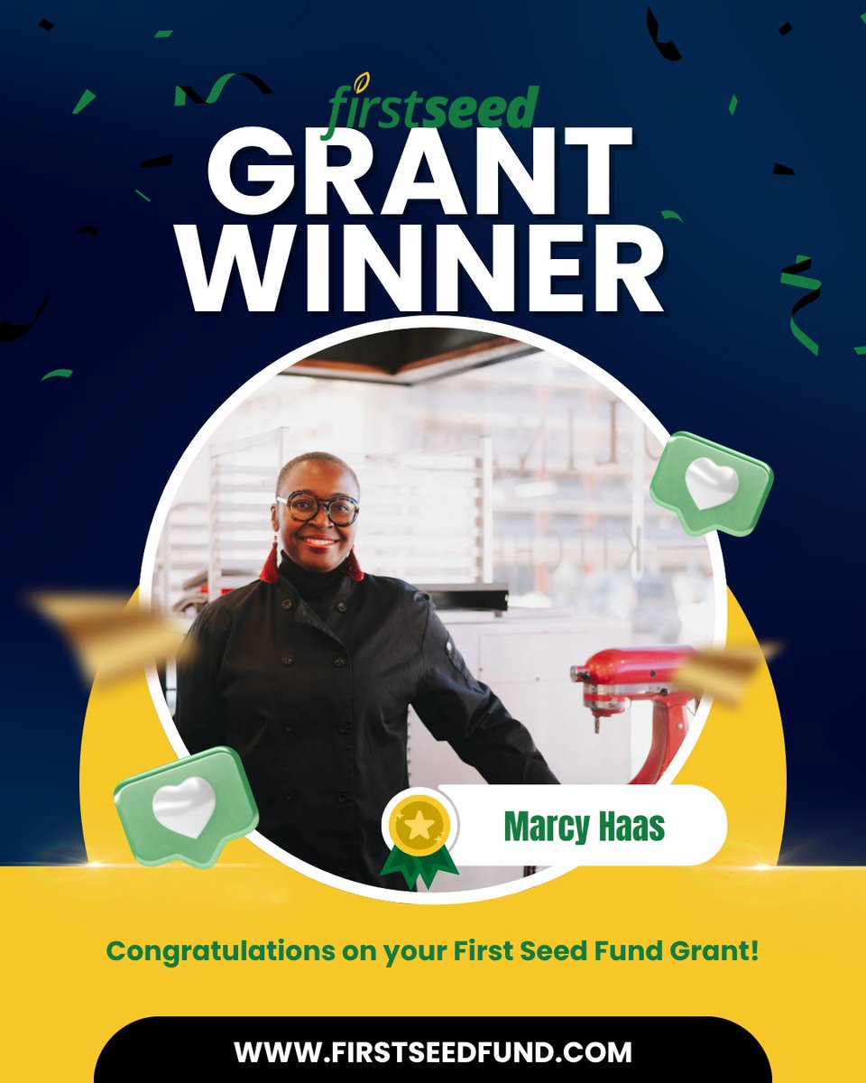 Congratulations to Marcy, owner of Sweet Things By Marcy and a proud GROW Nebraska® member, on being selected as the September First Seed Fund Grant Winner! 
Congratulations, Marcy! We can’t wait to see how you continue to grow your business!
#MemberMonday #GROWNebraska #GROWNE