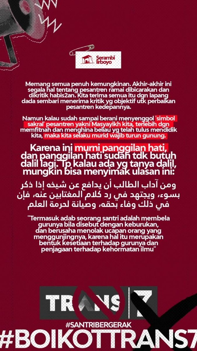 Santri Bergerak tweet media