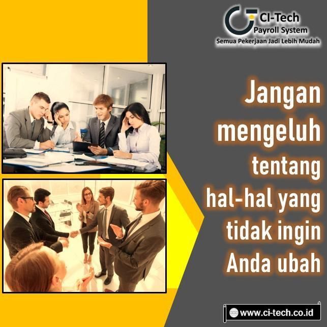 konsultan_hrd's tweet image. Jangan mengeluh tentang hal-hal yang tidak ingin Anda ubah.

#CITech #system #HRISsystem #HRIS #KPIspecialist #KPIsystem #KPI #IT #HRD #payrollsystem #elearning #berkarir #systemabsensi.