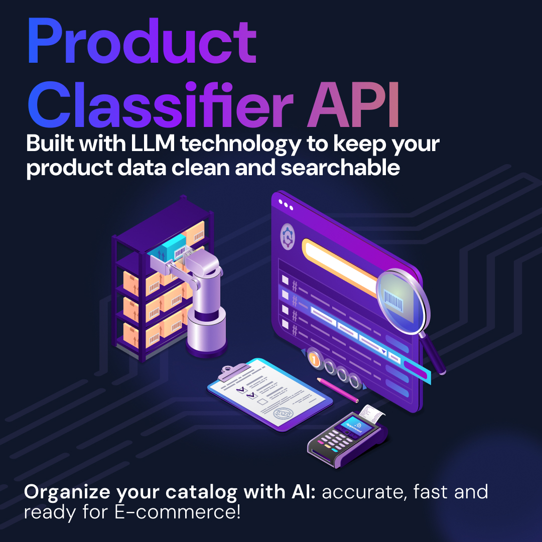 use_api_hub's tweet image. 🚀 We’re launching a new API!

Meet the Product Classifier API, your AI-powered solution for turning messy product data into organized catalogs 🤖

This API is transforming how teams organize product data! 🚀

🛒 E-commerce → Automatic categorization
🏷️ Marketplaces →…