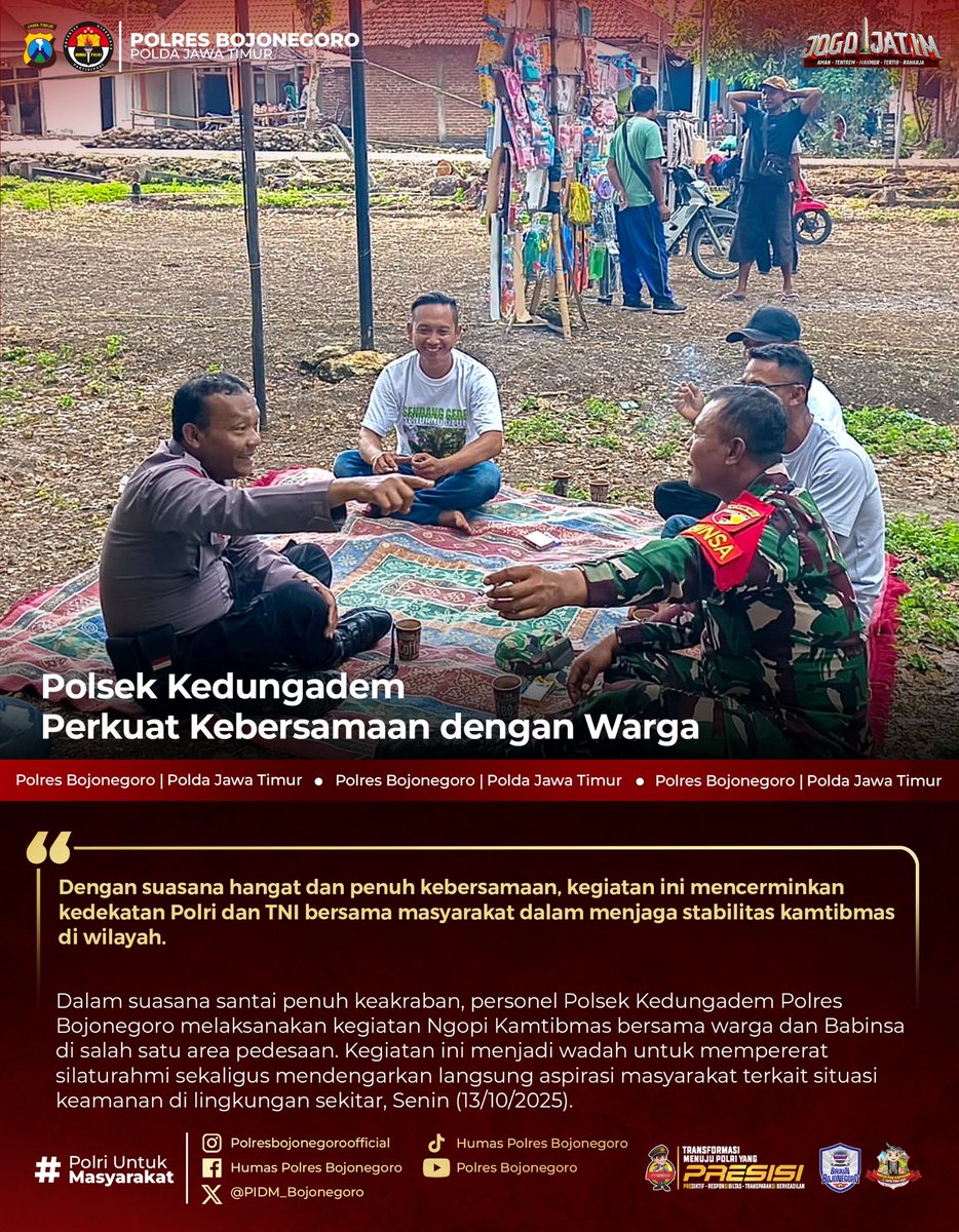 Polsek Kedungadem Perkuat Kebersamaan dengan Warga

@divisihumaspolri
<a href="/spripim/">spripim_kepri</a>.polri
@humaspoldajatim
<a href="/gegana_id/">GelisahGalauMerana</a>

#netralitaspolri
#PresisiUntukIndonesia
#HumanisTegakkanHukum
#PolresBojonegoro
#PoldaJawaTimur