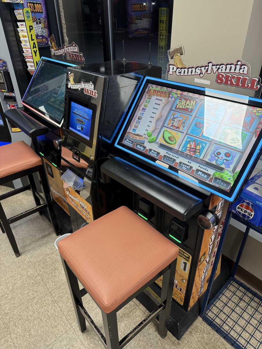 Gas station casino type of night