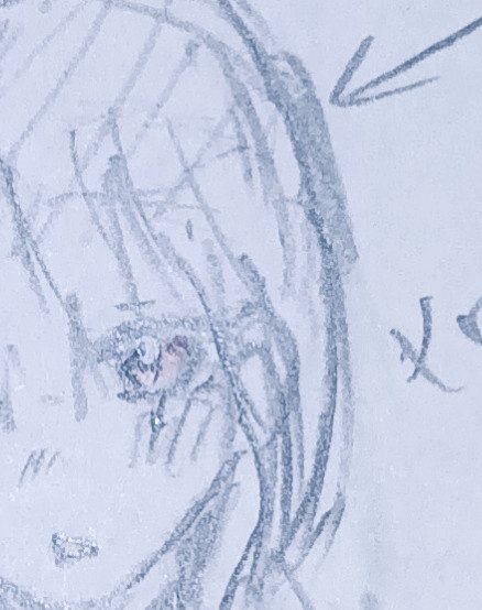 立ち絵下書き