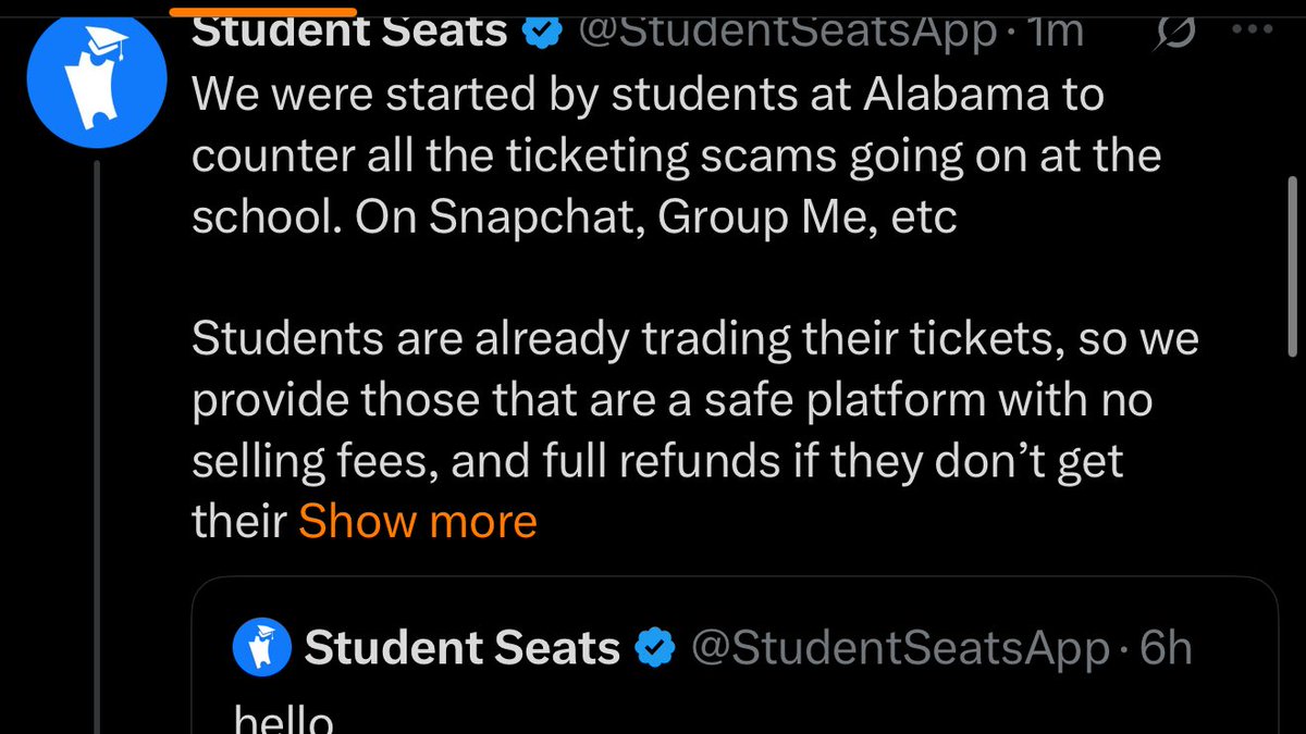 Notice he said “owner”

He bought this company. He’s intentionally trying to grift and use his platform to do this.

Don’t let these type of people ruin college sports