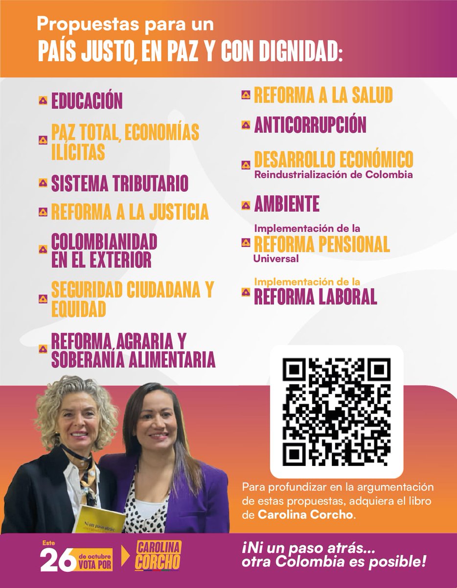 Invito a votar a todos mis amigos, conocidos y quienes me leen por Carolina Corcho <a href="/carolinacorcho/">Carolina Corcho</a> a la consulta presidencial del Pacto Histórico <a href="/PactoCol/">Pacto Histórico Oficial</a>
