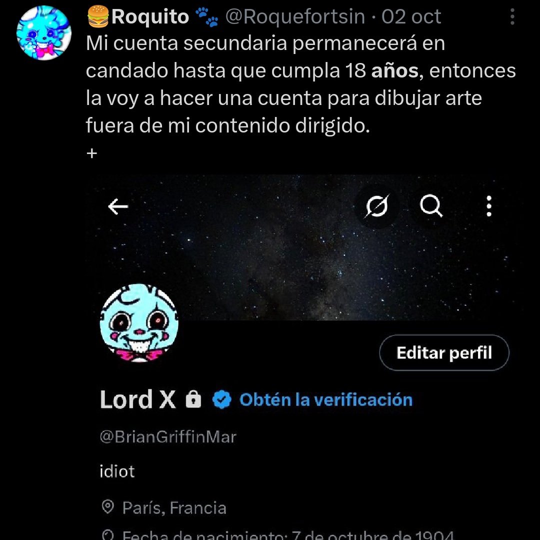 Habló el wey que se la cromaba a FSZT (sin importar a su novio CPero) seguía artistas shota/loliconeros como el Furu Flami y le descubrieron una  cuenta secundaria secreta de NSFW y ahora se hace pndjo y te bloquea si le hablas de ese tema 7uppppp 😹🫵