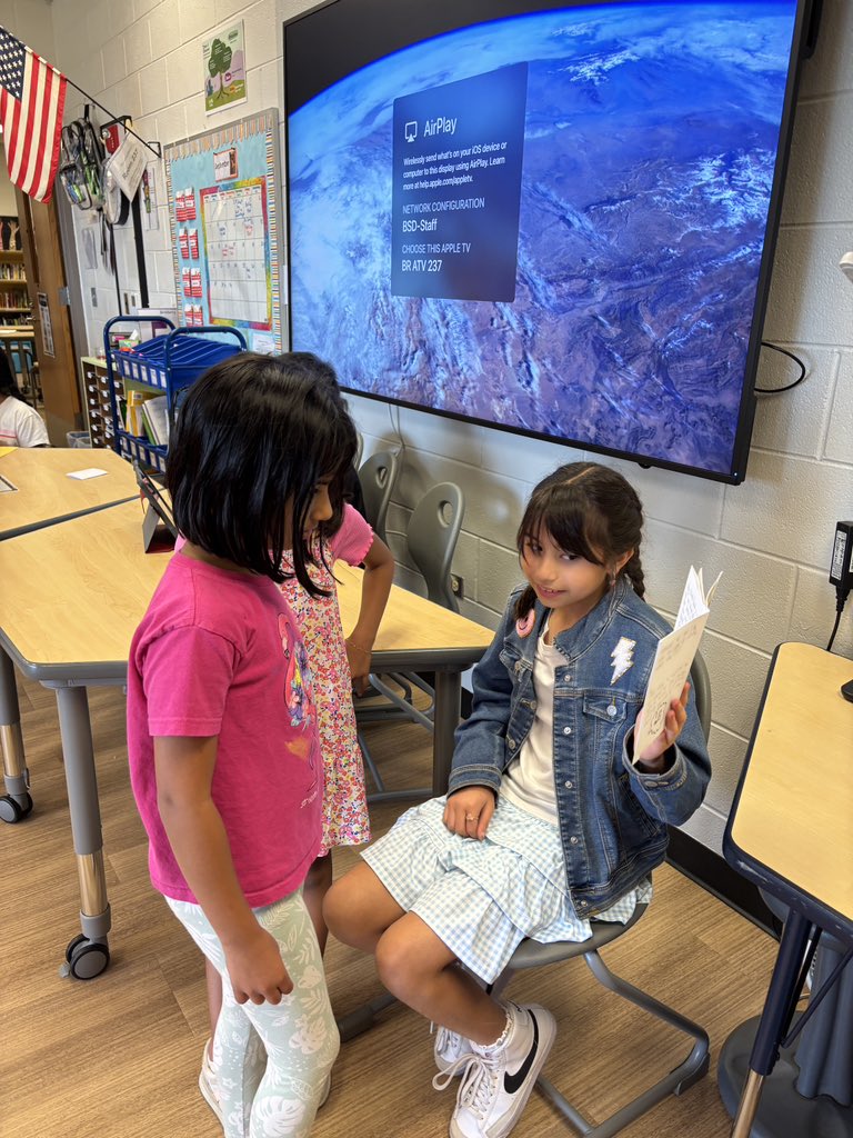 We enjoyed reading to our second grade buddies today! Authentic learning at its best! <a href="/BarbaraRose220/">Barbara Rose Elementary School</a> <a href="/ilonasolymossy/">Miss Solymossy</a>