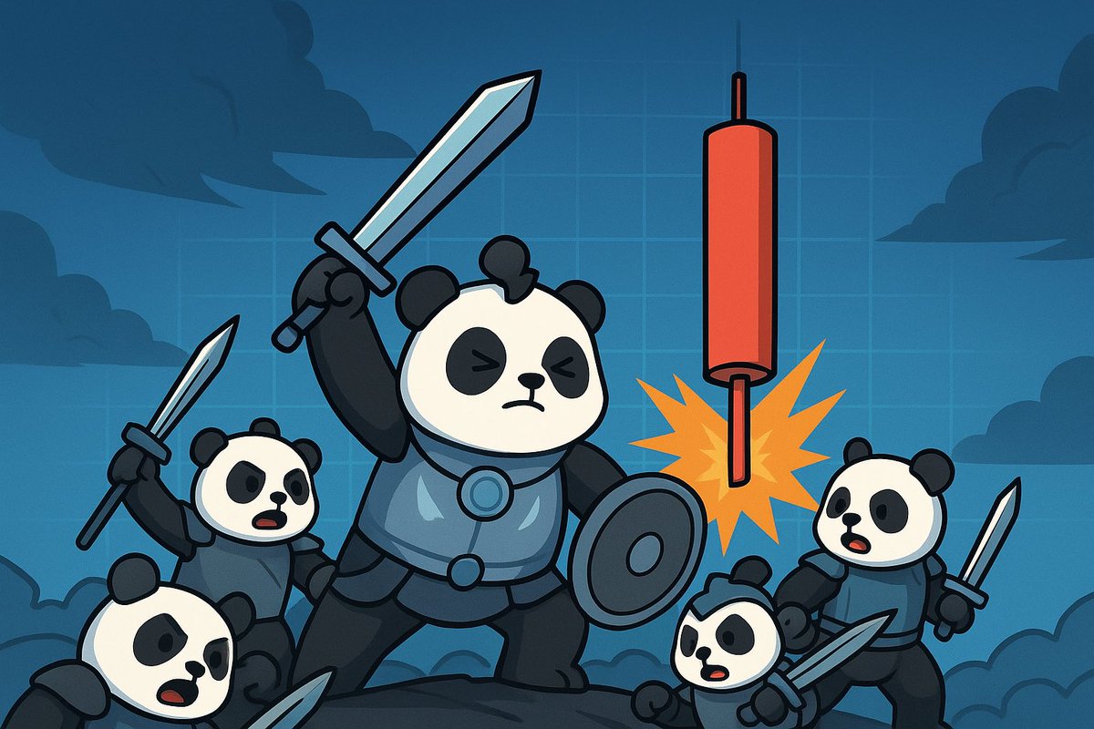 PanduFrercury's tweet image. Red candles destroyed