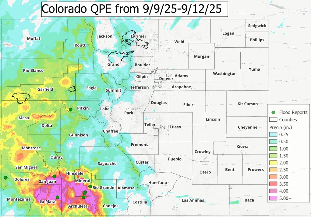Colorado Flood Threat Bulletin tweet media
