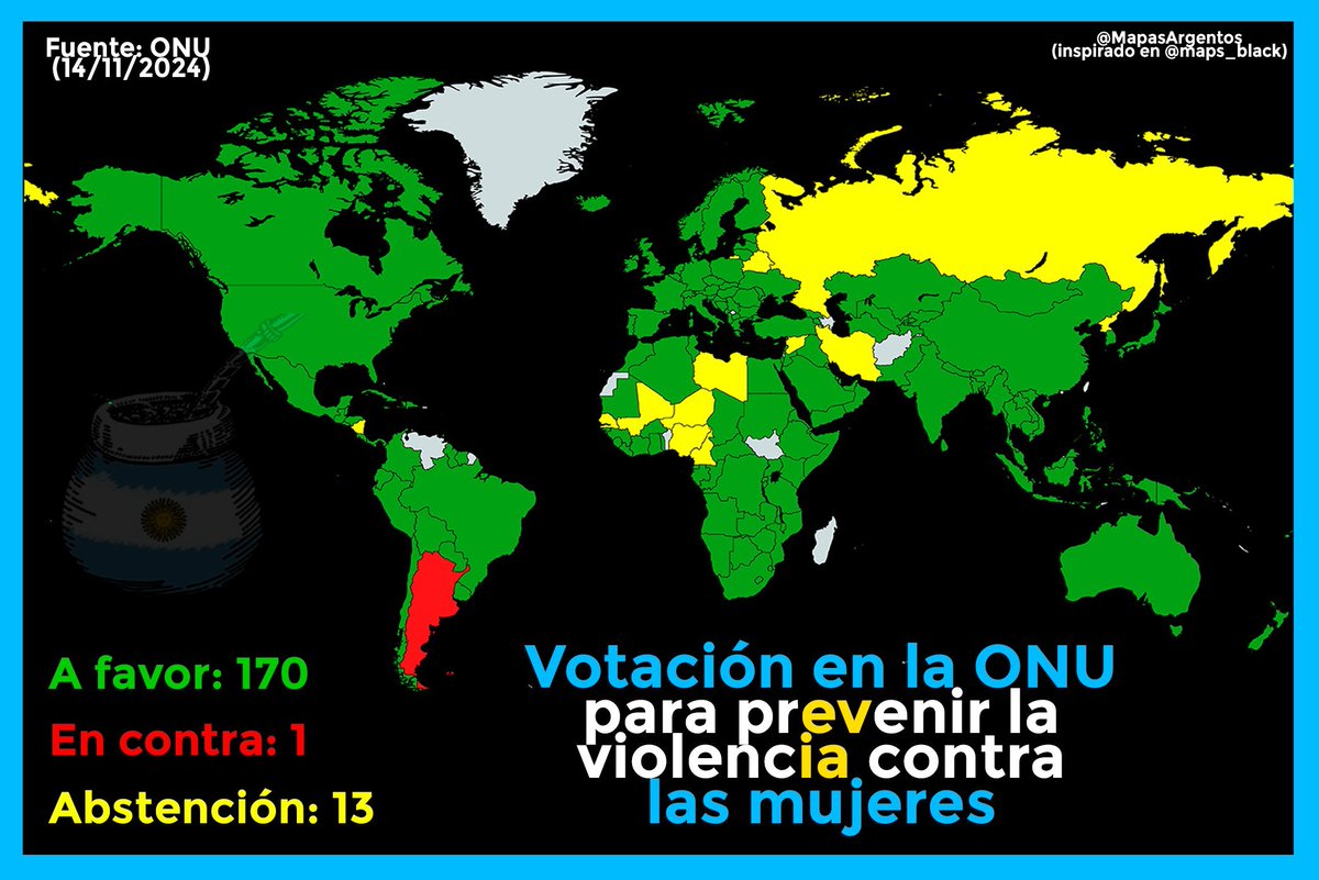 MauroFdz's tweet image. Recuerden que el gobierno de Milei fue EL UNICO QUE VOTÓ EN CONTRA de prevenir la violencia contra las mujeres en la ONU.