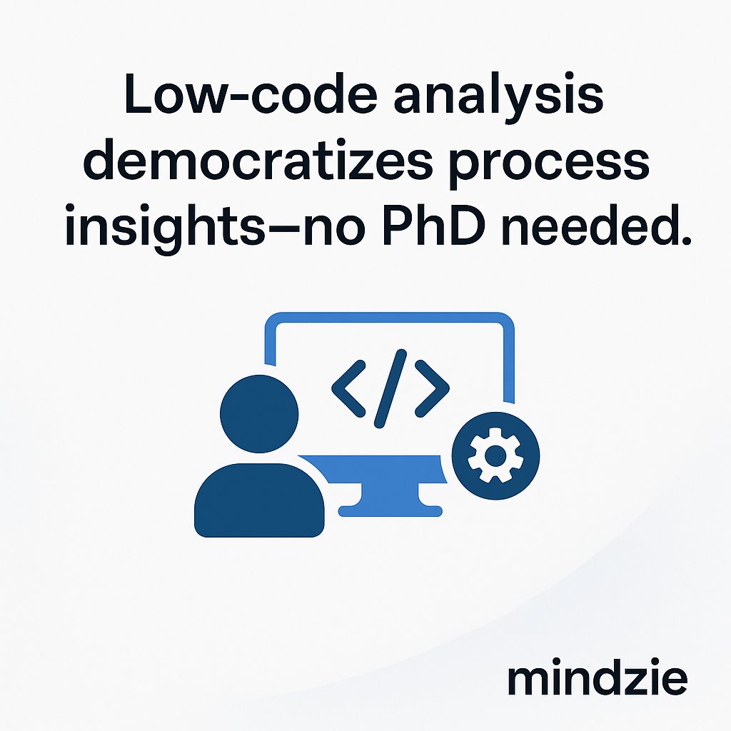 Low-code analysis democratizes process insights — no PhD needed.
Let your analysts, ops leads and domain experts explore data, not just reports.

#LowCodeAnalytics #CitizenAnalyst #DataDriven