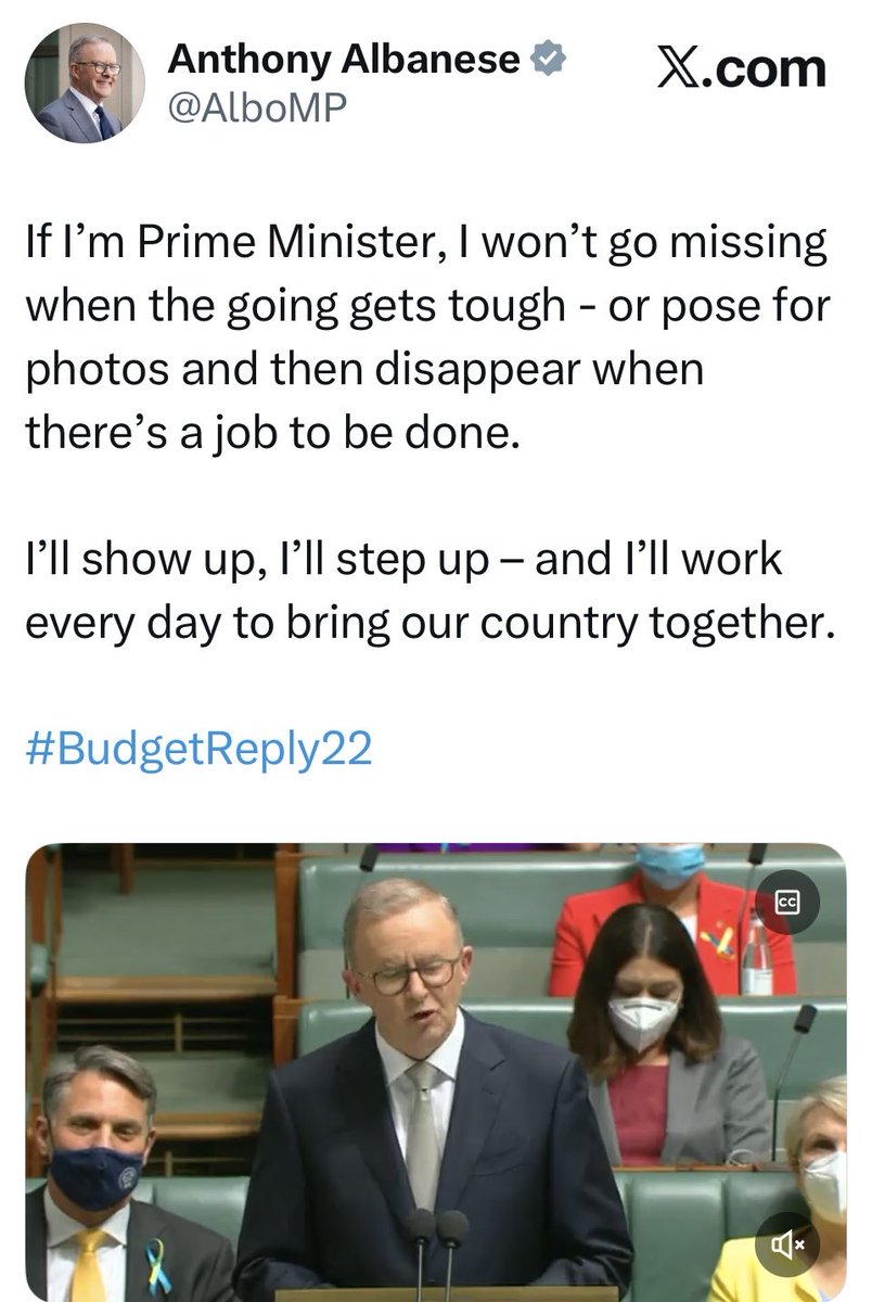 burkylie12's tweet image. The lie that tops all lies from Albanese!