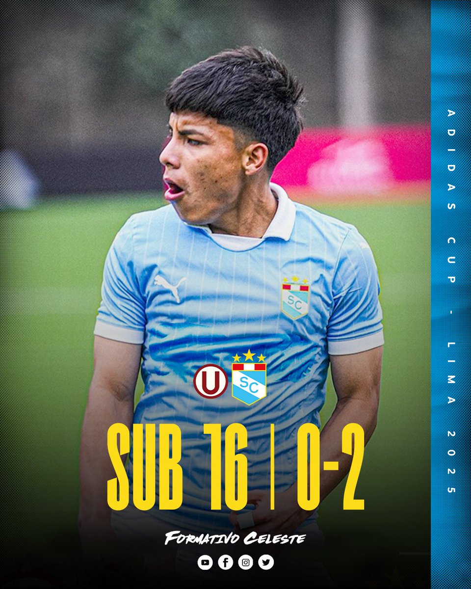 🏆 𝐀𝐝𝐢𝐝𝐚𝐬 𝐂𝐮𝐩 𝐒𝐮𝐛 𝟏𝟔

🗓️ 🎽 Los celestes ganarón 2-0 a Universitario por la fecha 1 del Grupo B, con goles de Luis Sifuentes y Alexis Correa.

 Próximo rival 🆚 Univ. de Chile
🏟 Campo La Inmaculada

¡𝗩𝗮𝗺𝗼𝘀 𝗖𝗲𝗹𝗲𝘀𝘁𝗲𝘀!💪🏼
¡𝗙𝘂𝗲𝗿𝘇𝗮 𝗖𝗿𝗶𝘀𝘁𝗮𝗹!💙