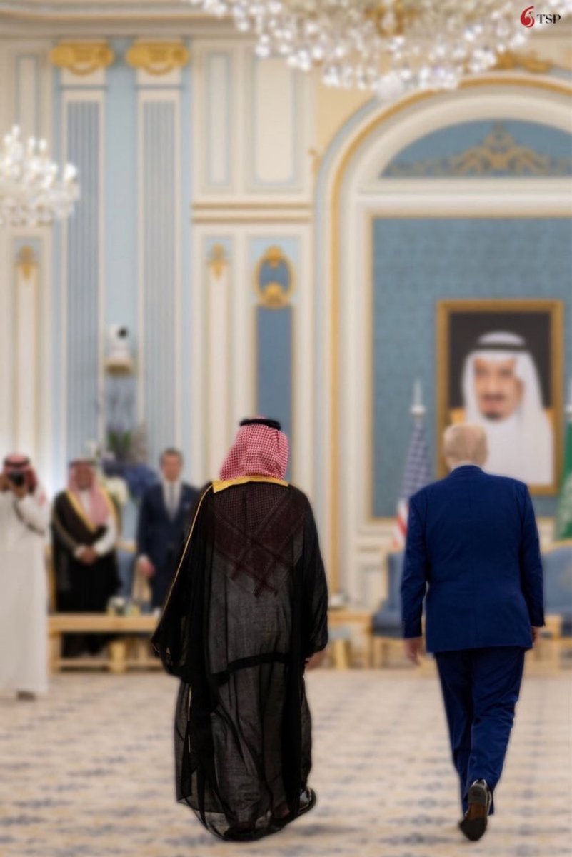 Everyone thanked Trump..

Trump thanked Prince Mohammed bin Salman