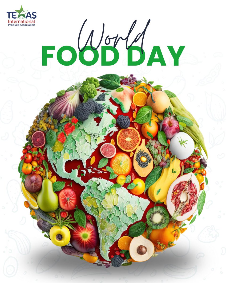 On #WorldFoodDay, we’re celebrating the power of #freshproduce! 🌎

#Fruits &amp; #vegetables fuel our bodies, support our growers, and build healthier, more resilient food systems. 🍅🧅🌽🥑🥕🍎

Today and every day, let’s champion access to fresh, nutritious food for all. 🥗

#TIPA