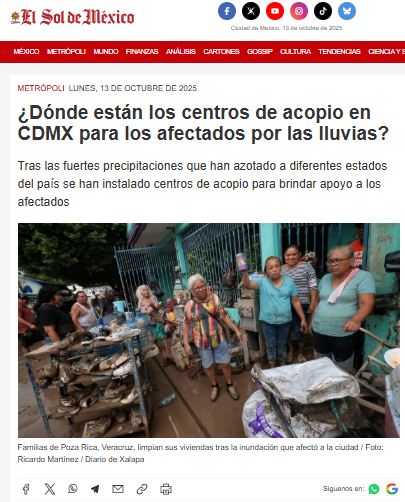 Xmena_A's tweet photo. Cómo es posible que se abran centros de acopio en la CDMX para los damnificados de la inundaciones en Veracruz cuándo no dejan pasar los apoyos.

Morena es solo un circo, si valoran su apoyo, no les lleven nada si no es por si mismos. https://t.co/itYX23UDK0