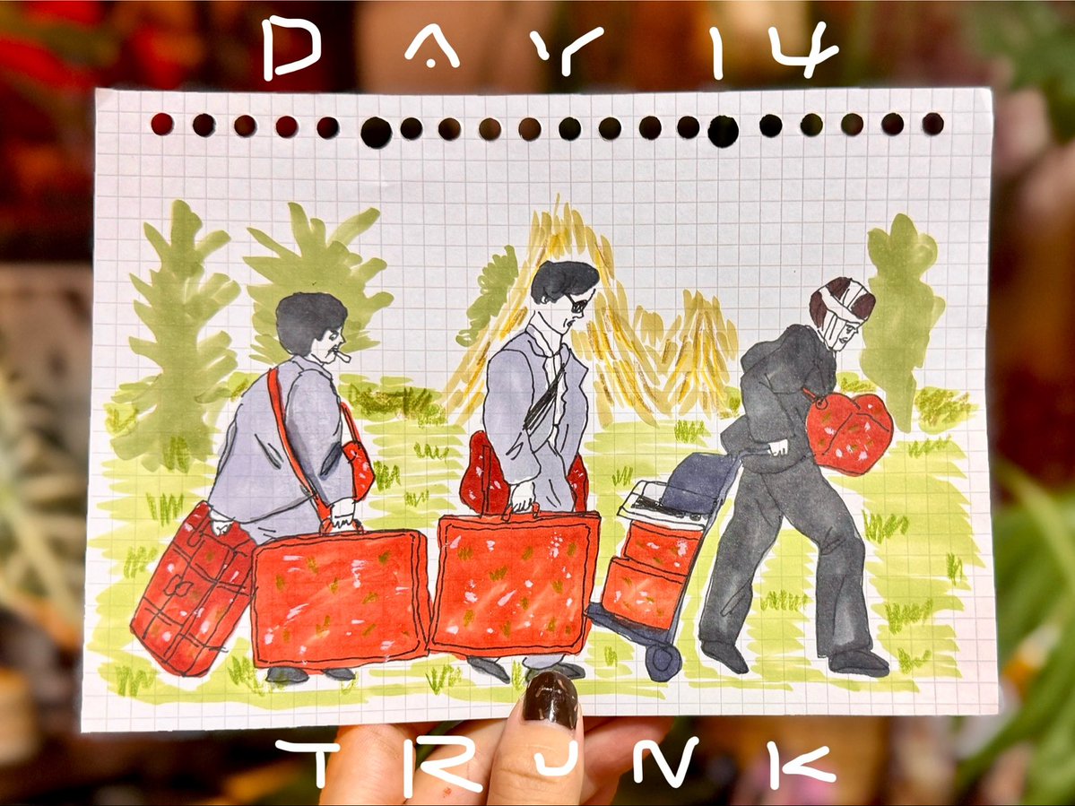 geekstandard's tweet image. 【DAY14】TRUNK

#inktober #inktober2025