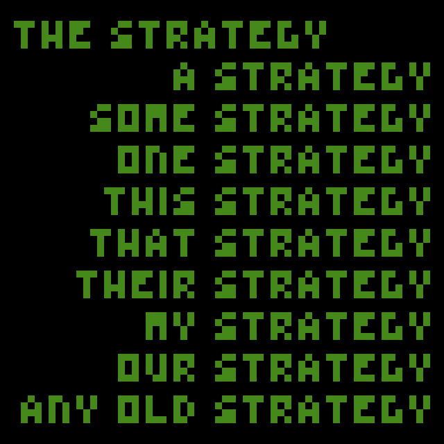 Day: 710

Block: 918930

"There is no strategy"