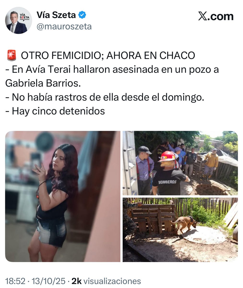 9 femicidios en 5 días.