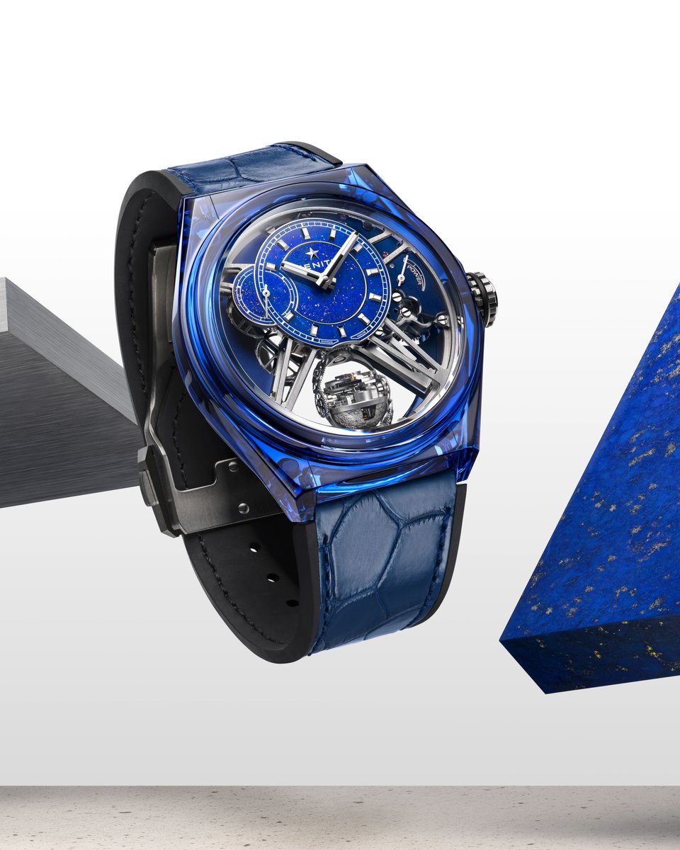 ZenithWatches's tweet photo. ZENITH celebrates 160 years with the DEFY Zero G sapphire. Patented Gravity Control, unparalleled precision. #ZenithWatches #ZenithDefy #ZenithZeroG #Zenith160Years https://t.co/72CabvaBO5