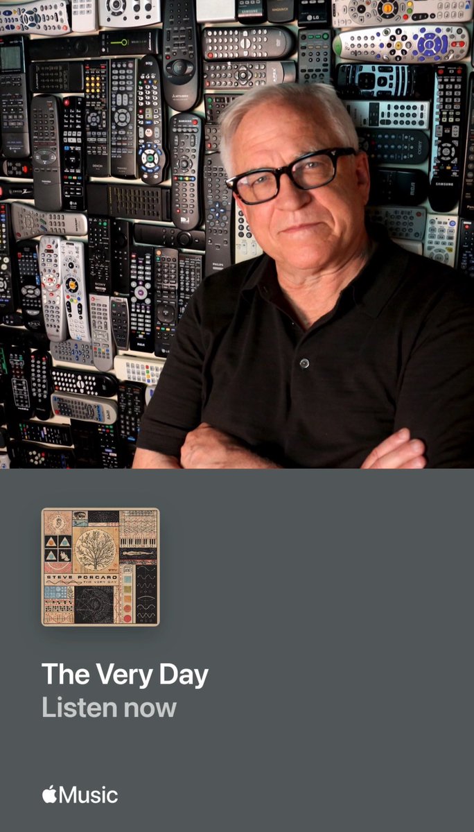 Listen on Apple Music and more here: GreenHill.lnk.to/theveryday.  The album will also be available on CD &amp; vinyl.  Release dates coming soon.  

#steveporcaro #toto #greenhillmusic #applemusic #songwriter #theveryday